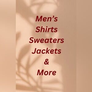 SHIRTS•SWEATERS•JACKETS‎